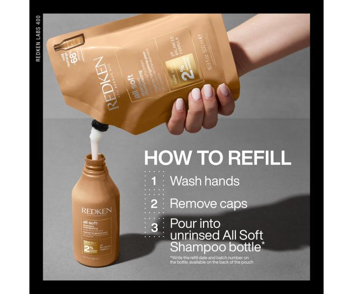 Seria odywcza do wosw suchych i amliwych Redken All Soft