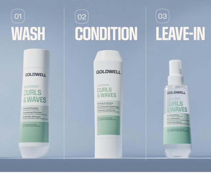Od�ywka nawil�aj�ca do w�os�w falowanych i kr�conych Goldwell Dualsenses Curls & Waves Bundling Conditioner - 200 ml