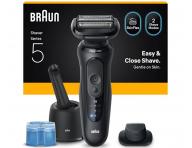 Golarka foliowa ze stacj adujc i czyszczc Braun Series 5 52-N7200cc - czarna