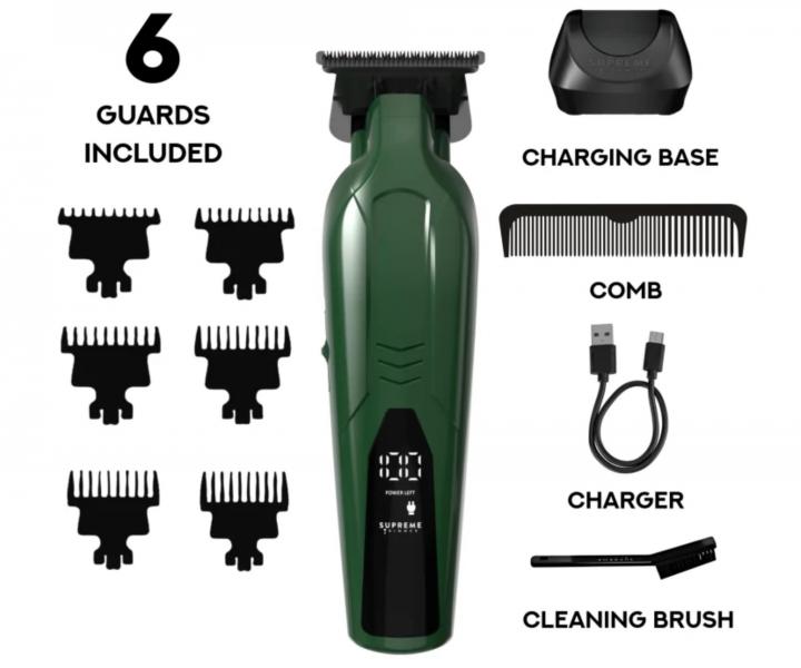 Profesjonalny trymer do w�os�w Supreme Trimmer Vader Lite ST3700/G - ciemnozielony