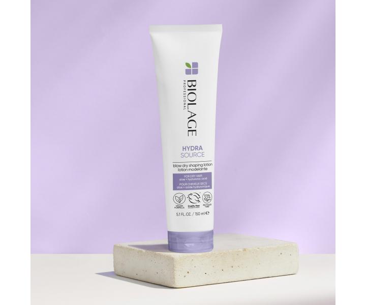 Termoochronny krem nawilajcy przyspieszajcy suszenie wosw Biolage HydraSource - 150 ml