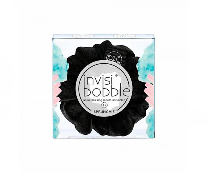 Ozdobna gumka do w�os�w spiralka Invisibobble Sprunchie True Black - czarna