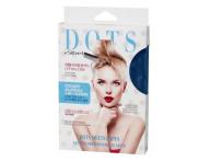 Peleryna fryzjerska do farbowania i strzyenia wosw Sibel Dots - niebieska