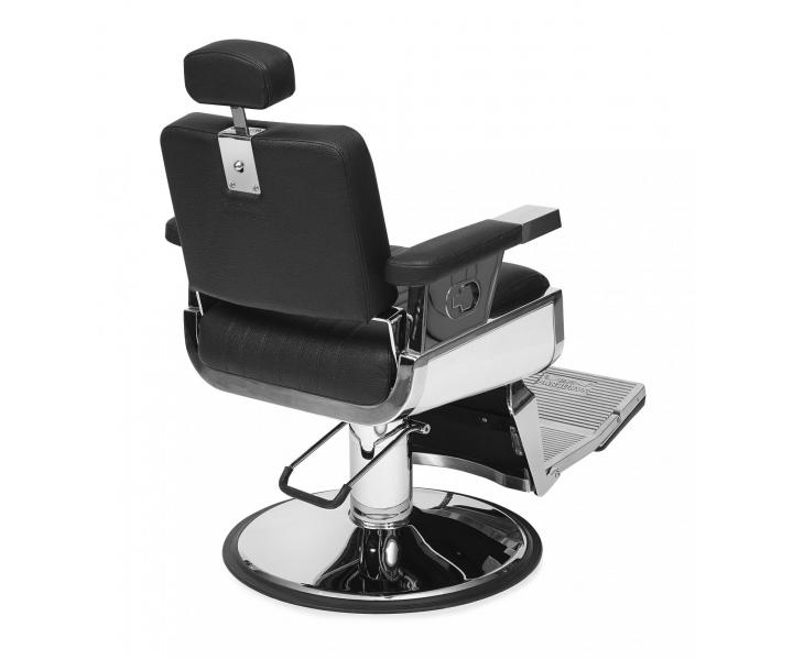 Fotel fryzjerski barberski Sibel Barburys Jethro - czarny