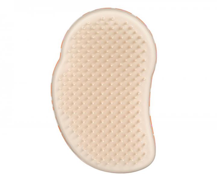 Szczotka do rozczesywania wosw Tangle Teezer Original Mini Leo Orange - biao-pomaraczowa