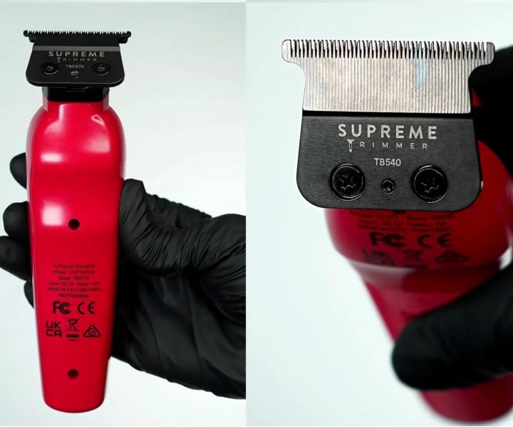 Profesjonalny trymer do w�os�w Supreme Trimmer Vader ST3778/R - czerwony