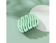Szczotka do w�os�w z w�osiem dzika i nylonowym Sister Young Mila Pocket Hair Brush - jasnozielona