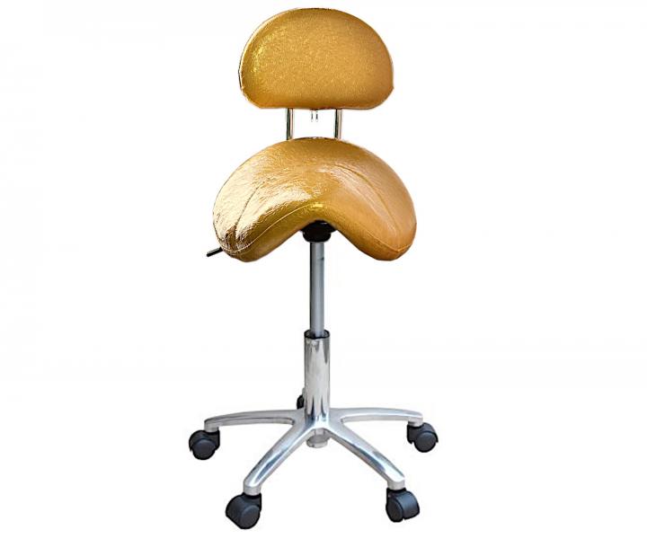 Taboret na kkach z oparciem Detail T2 - zoty (30)