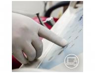 Rkawiczki lateksowe pudrowane Espeon Latex Fit - 100 szt. - biae - M