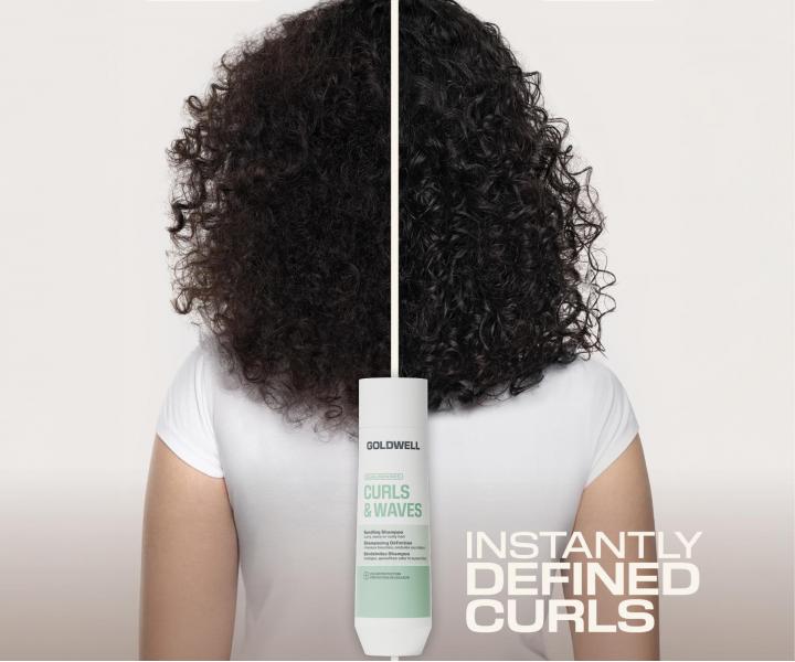 Szampon nawil�aj�cy do w�os�w falowanych i kr�conych Goldwell Dualsenses Curls & Waves Bundling Shampoo - 250 ml