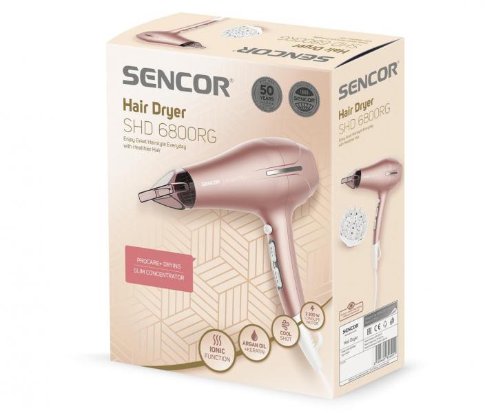 Suszarka do wosw Sencor SHD 6800RG - 2300 W - rowe zoto