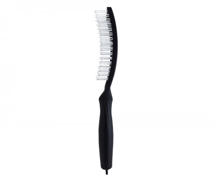 Szczotka do wosw Olivia Garden Fingerbrush Ionic Small - czarna