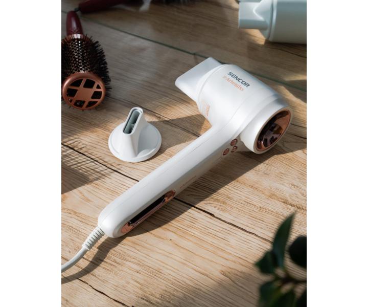 Suszarka do wosw z dyfuzorem Sencor Artemiss High Speed Hair Dryer SHD 9150RS - 1500 W - biaa