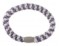 Zestaw kolorowych gumek do w�os�w Sibel Twisties - r�owe - 4 szt.