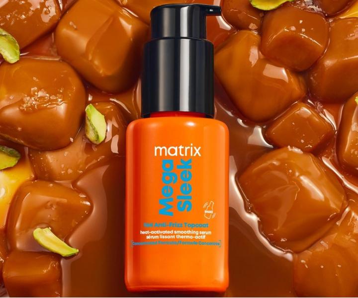 Wyg�adzaj�ce serum termoochronne do w�os�w niesfornych Matrix Mega Sleek 96H Anti-Frizz TopCoat Serum - 30 ml
