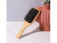 P�aska drewniana szczotka do w�os�w z w�osiem dzika i nylonowym Sister Young Vera Hair Brush - 24,3 x 8 cm