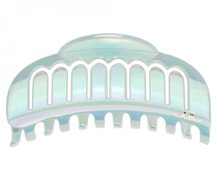 Du�a klamra do w�os�w do uprawiania sportu Invisibobble Clipstar L Flexibobble - niebieska per�owa