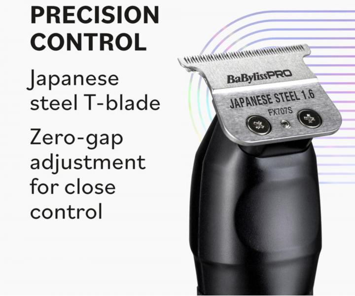 Profesjonalny trymer do w�os�w BaByliss Pro FreshFX T-Blade Trimmer FX76E - czarny