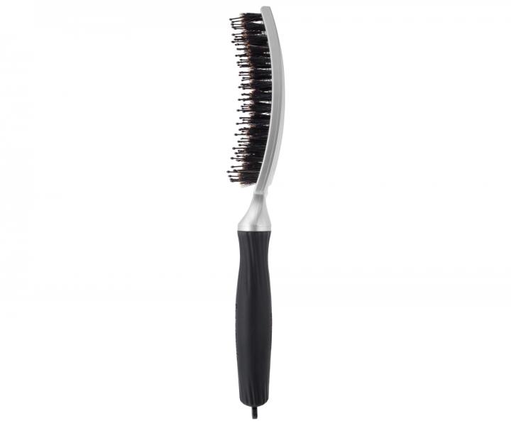 Szczotka do w�os�w Olivia Garden Fingerbrush Combo Medium Trinity Edition - srebrna