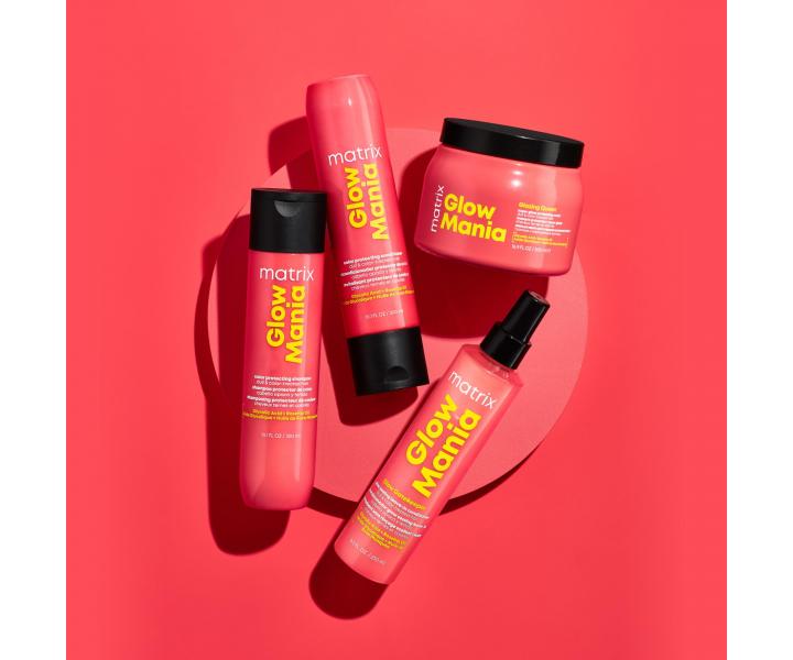 Seria nadajca poysk i ochron matowym wosom farbowanym Matrix Glow Mania