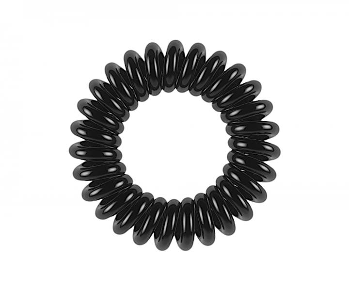 Gumka do wosw spiralka Invisibobble Power True black - czarna - 3 szt.