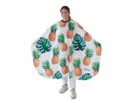 Peleryna fryzjerska do strzyenia wosw Eurostil Professional - ananas - metalowy haczyk