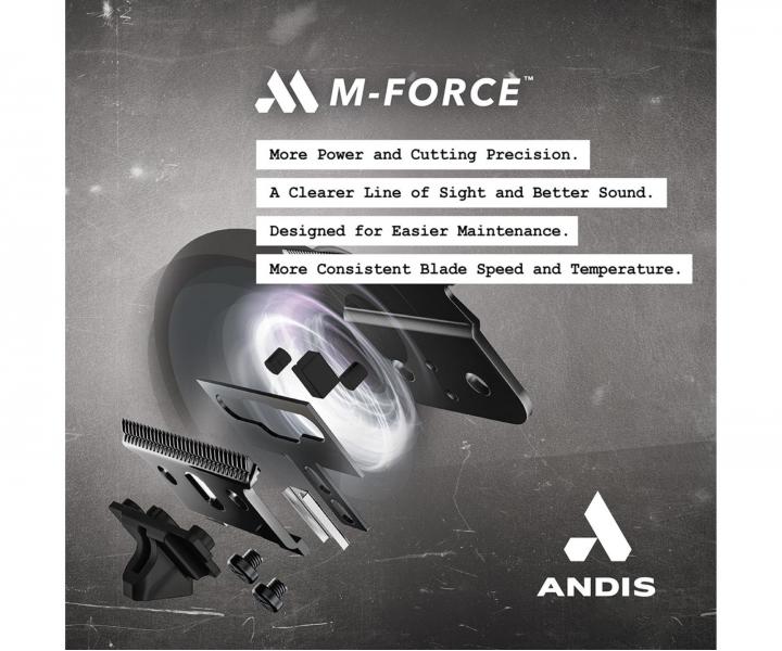 Profesjonalny trymer do w�os�w Andis GTX-Exo M-Force Cordless Trimmer 561863 - czarny