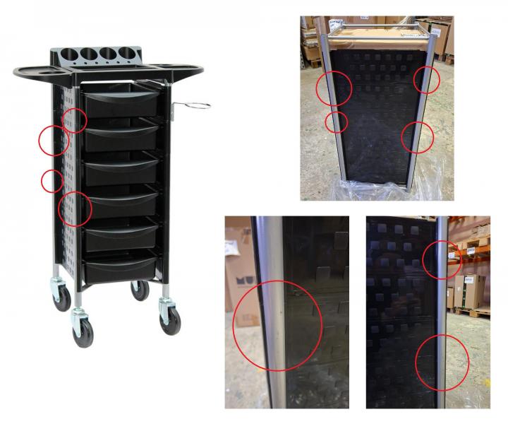 Pomocnik fryzjerski Weelko Keep - czarny - II. jako�� - rysy