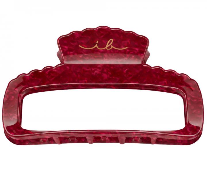 Klamra do w�os�w Invisibobble Clipstar Kaleidoscope Showstopper - bordowa z efektem marmuru