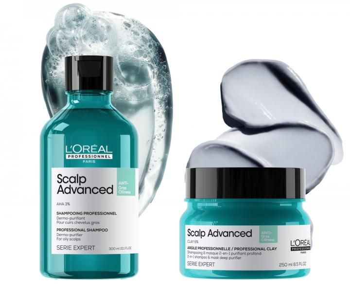 Szampon do przetuszczajcej si skry gowy Loral Professionnel Scalp Advanced - 300 ml