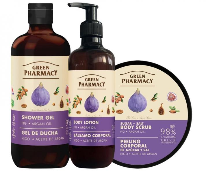 Zestaw upominkowy do piel�gnacji cia�a z fig� i olejem arganowym Green Pharmacy
