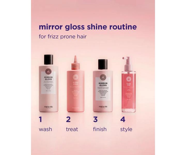 Lekka kuracja nawil�aj�ca dla d�ugotrwa�ego po�ysku w�os�w Maria Nila Gloss Rinse 3-min Gloss Hair Treatment - 200 ml
