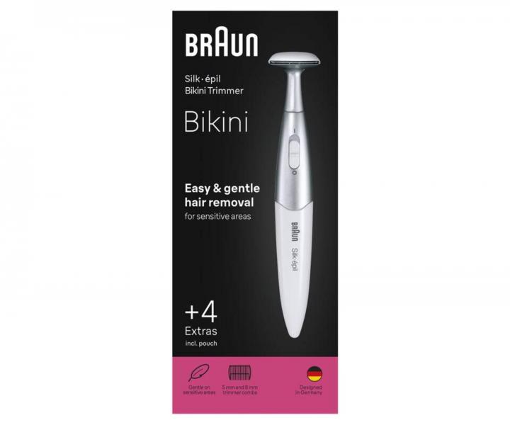 Damski trymer do usuwania w�osk�w Braun Silk �pil Bikini Trimmer FG1100 - bia�y