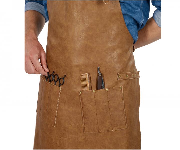 Fartuch barber Sibel Barburys Mascul - brzowy