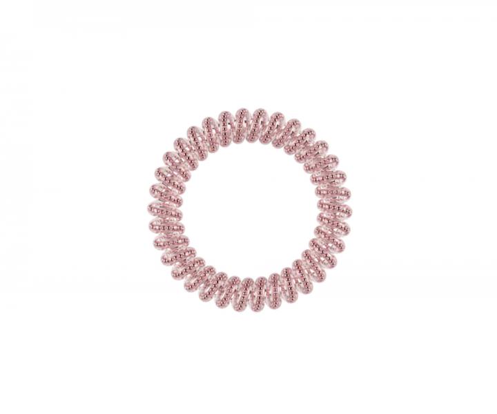Gumka do wosw spiralka cienka Invisibobble Slim Pink Monocle - rowa - 3 szt.