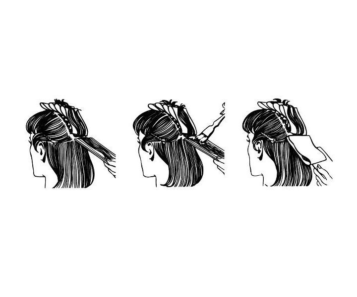 Papierki do koloryzacji wosw Sibel High-Light 10 x 18 cm - 250 szt