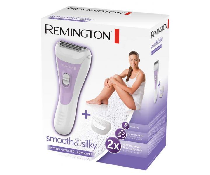 Golarka damska na baterie Remington WSF5060 - bia�o-r�owa