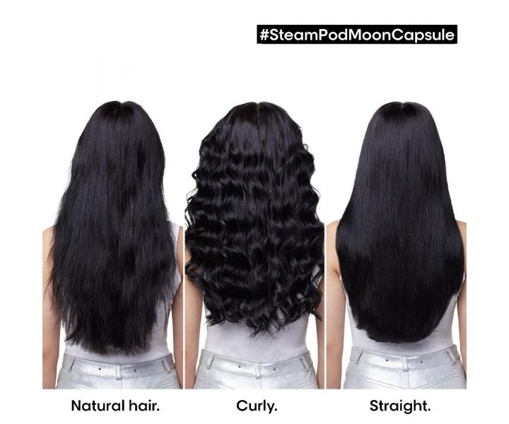 Prostownica parowa do wosw Loral Professionnel SteamPod 4 Glacial Utopia - jasnoniebieska metaliczna