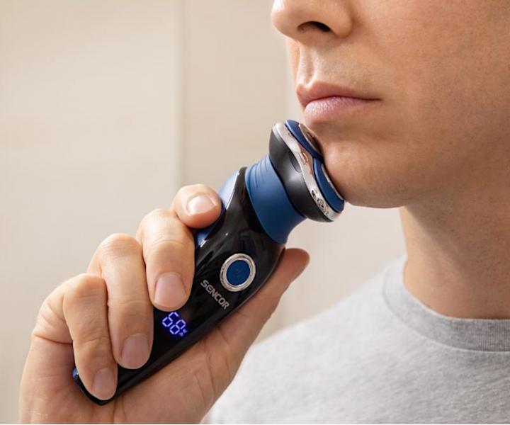 Golarka z trymerem Sencor SMS 5520BL - niebieska