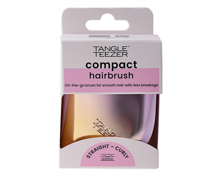Szczotka do rozczesywania wosw Tangle Teezer Compact Styler Lilac Yellow - fioletowo-ta