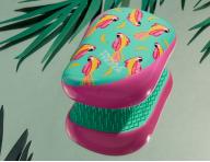 Szczotka do rozczesywania w�os�w Tangle Teezer Compact Styler Paradise Bird - r�owo-turkusowa