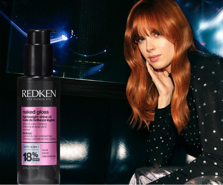 Lekki olejek nadajcy wosom poysk i wyrazisty kolor Redken Acidic Color Gloss Naked Gloss - 100 ml