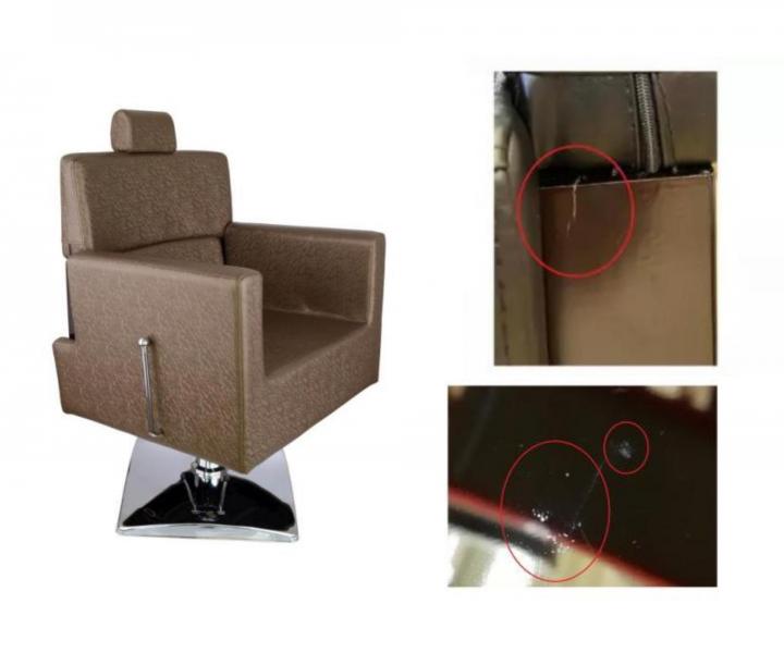 Fotel fryzjerski barber Detail Larry - z�oto-br�zowy (75)