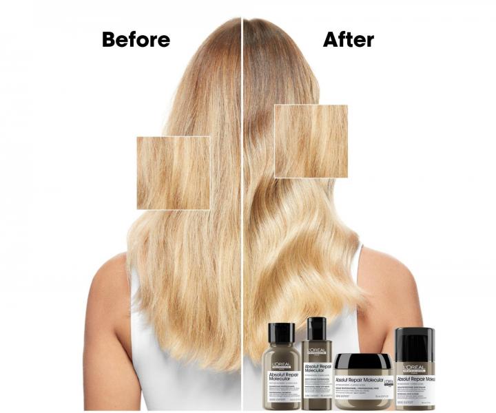 Maska do w�os�w zniszczonych Lor�al Professionnel Serie Expert Absolut Repair Molecular - 75 ml