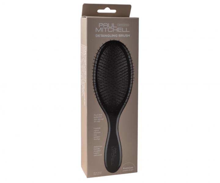 Owalna drewniana szczotka do rozczesywania w�os�w Paul Mitchell Detangling Brush - czarna