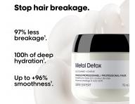 Maska do w�os�w farbowanych i zniszczonych Lor�al Professionnel Serie Expert Metal Detox - 75 ml