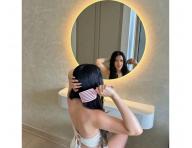 Szczotka do rozczesywania i suszenia w�os�w z w�osiem dzika i nylonowym Sister Young Ovia Hair Brush - jasnor�owa