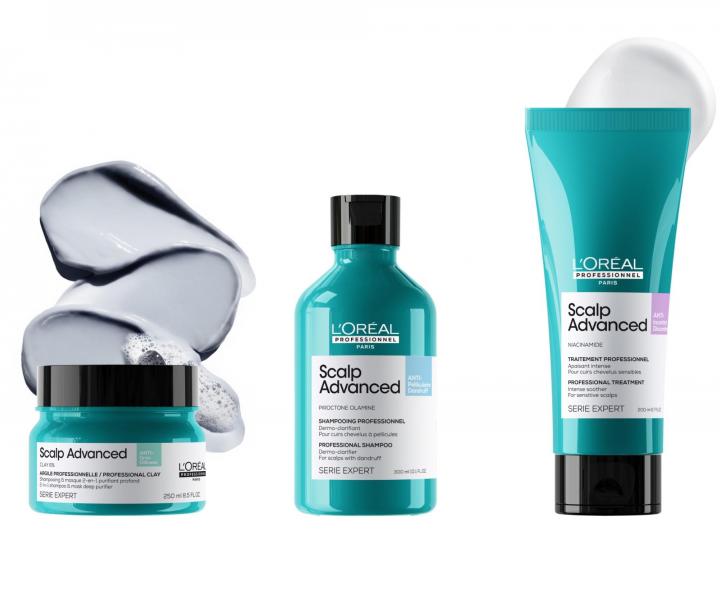 Szampon oczyszczajcy przeciwupieowy Loral Professionnel Scalp Advanced Anti-Dandruff - 300 ml