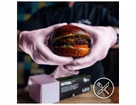 Rkawiczki nitrylowe Espeon Nitril Sparkle - 100 szt - rowe perowe - S