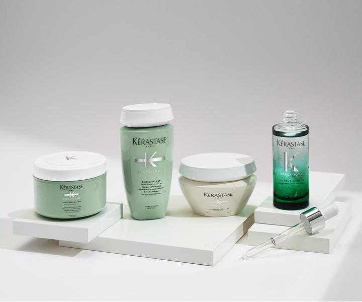 Seria produktw do pielgnacji skry gowy Krastase Specifique